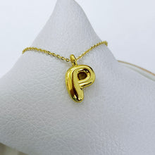 Cargar imagen en el visor de la galería, Collar Ajustable Inicial Burbuja
