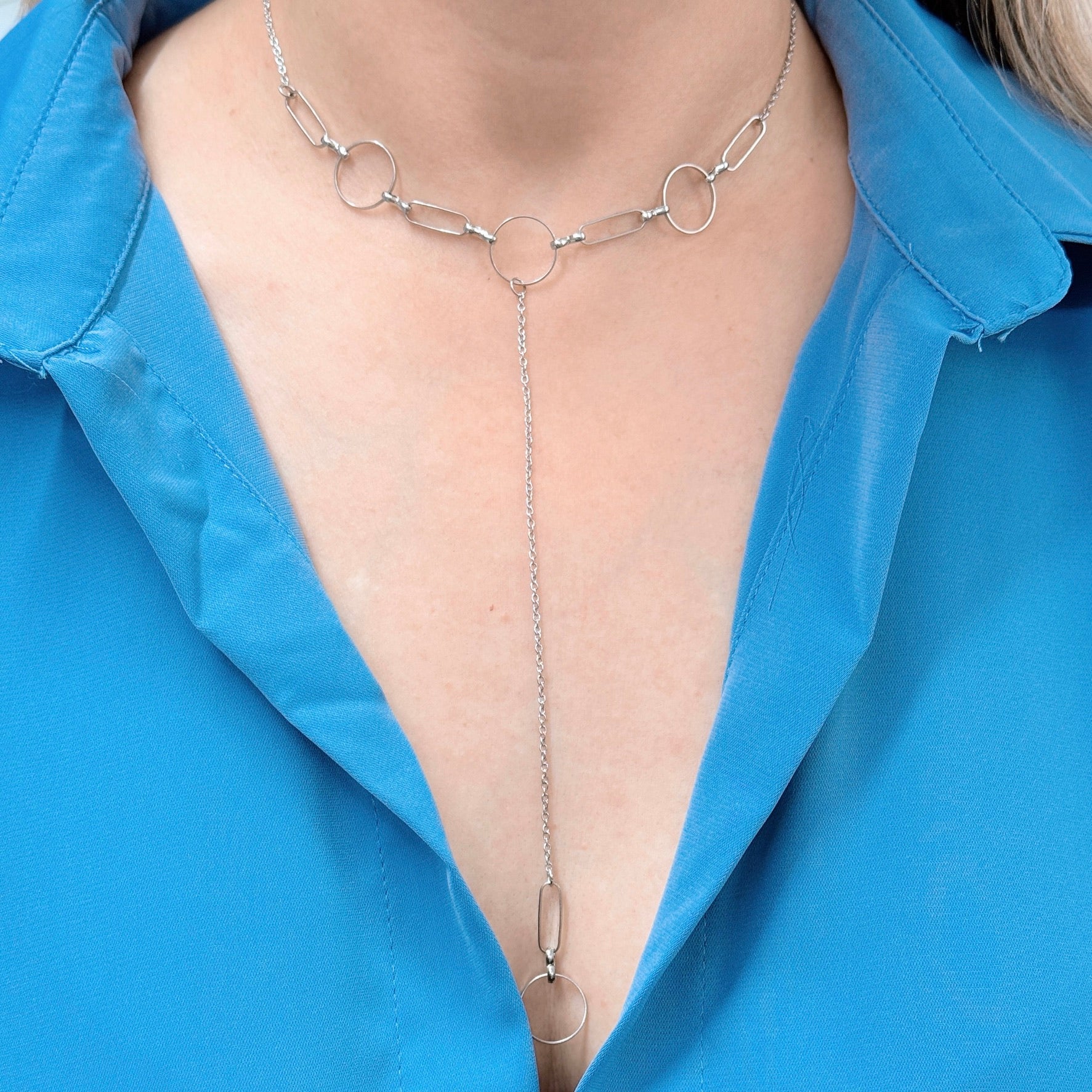 Collar Círculos y Eslabones