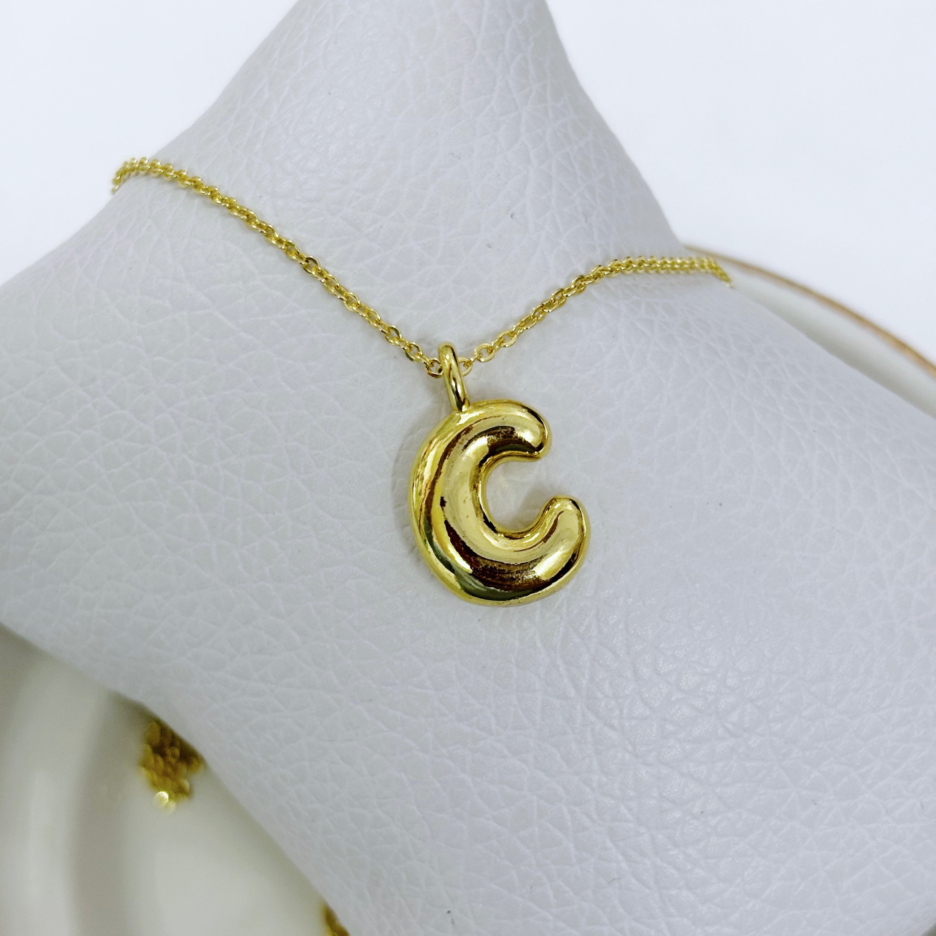 Collar Ajustable Inicial Burbuja