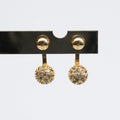 Aretes Teléfono Bolita Pavé