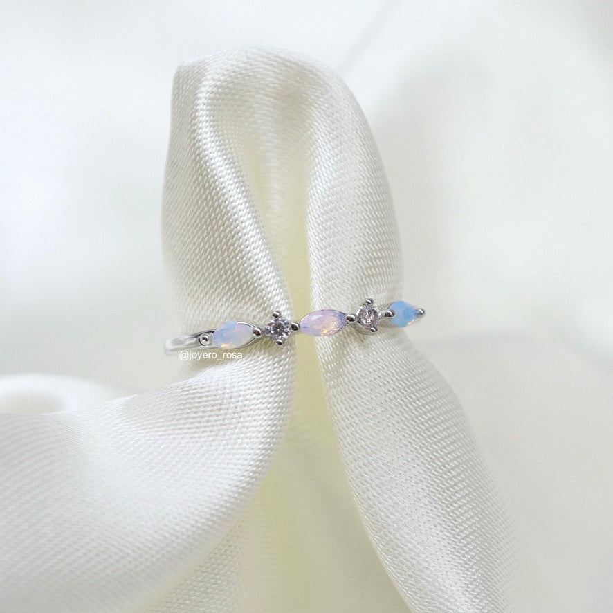 Anillo Cristales Tornasol