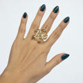Anillo Flor Ajustable