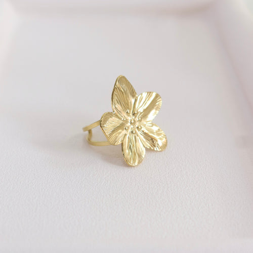 Anillo Ajustable Flor Maxi