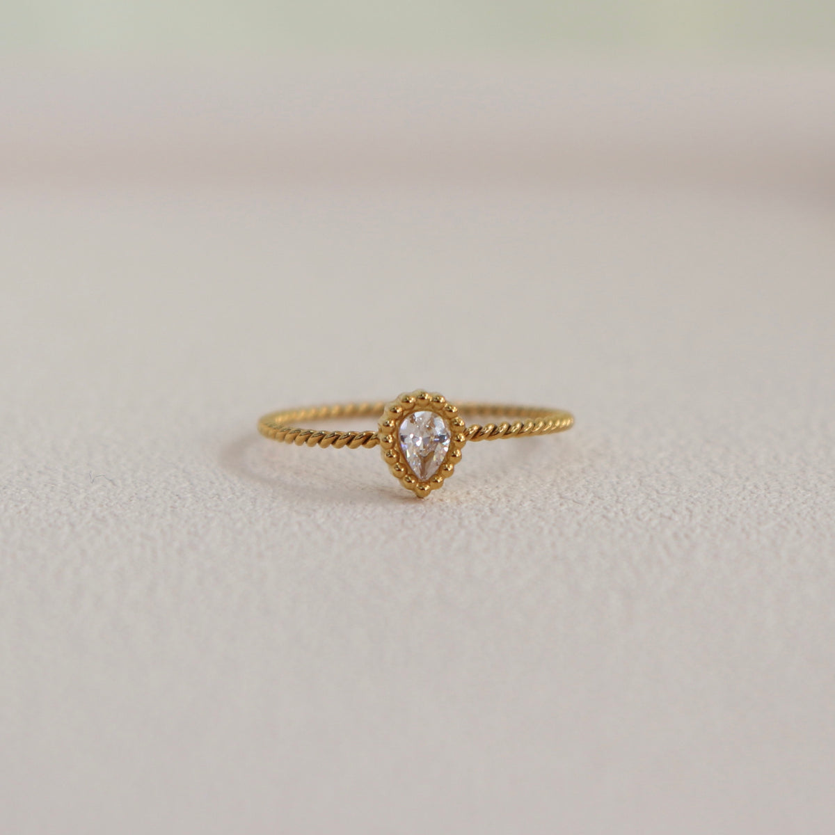 Anillo Gota Cristal