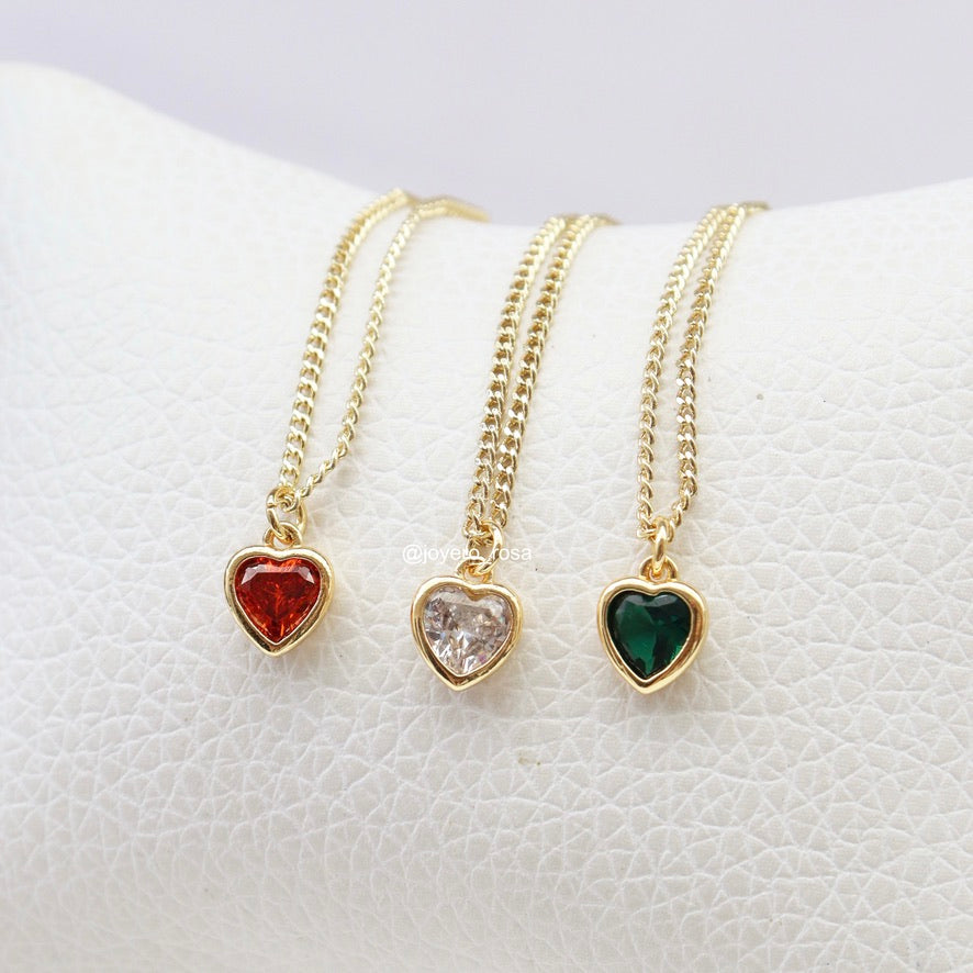 Collar Corazón Color