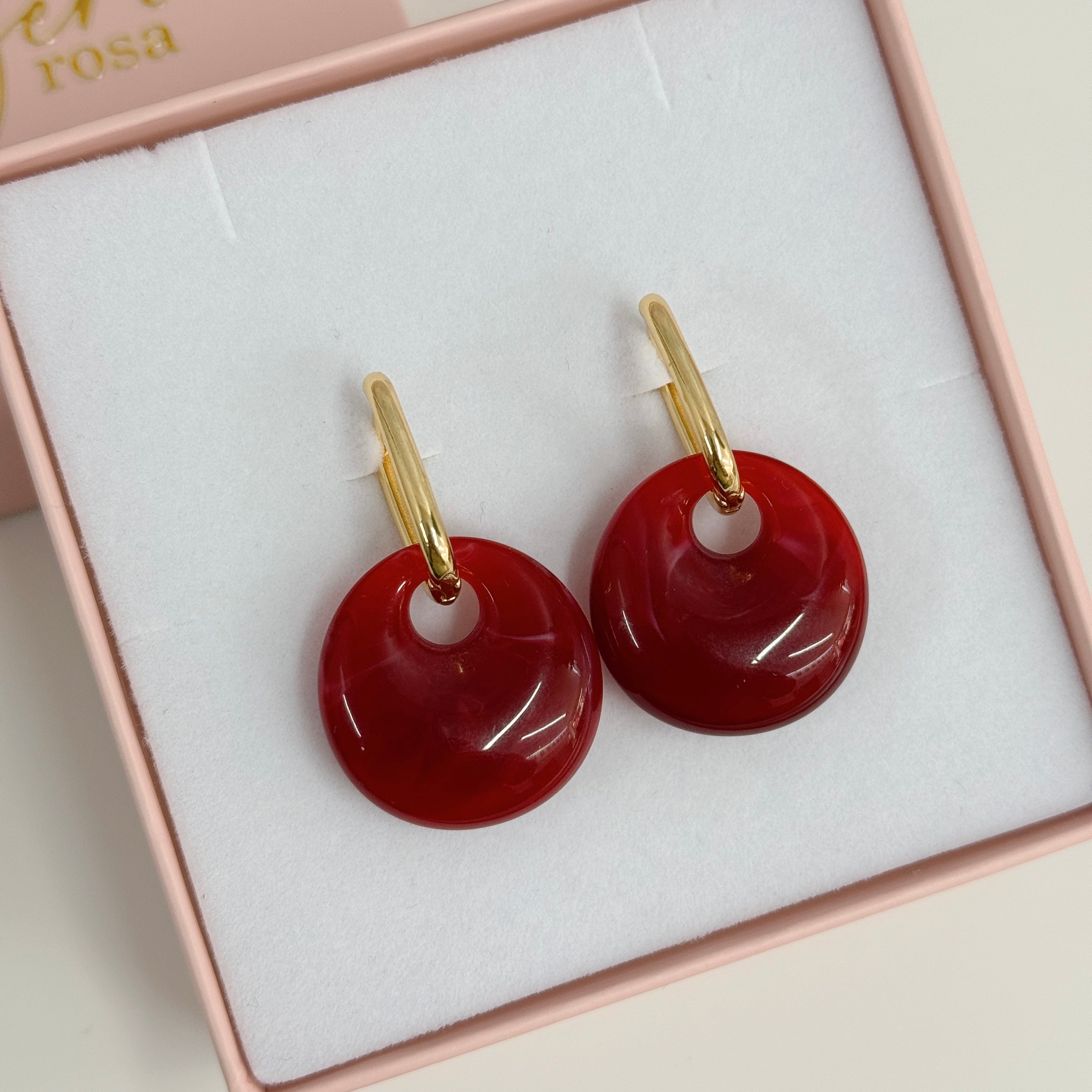Aretes Dona Roja