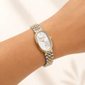 Reloj Bitono Ovalado