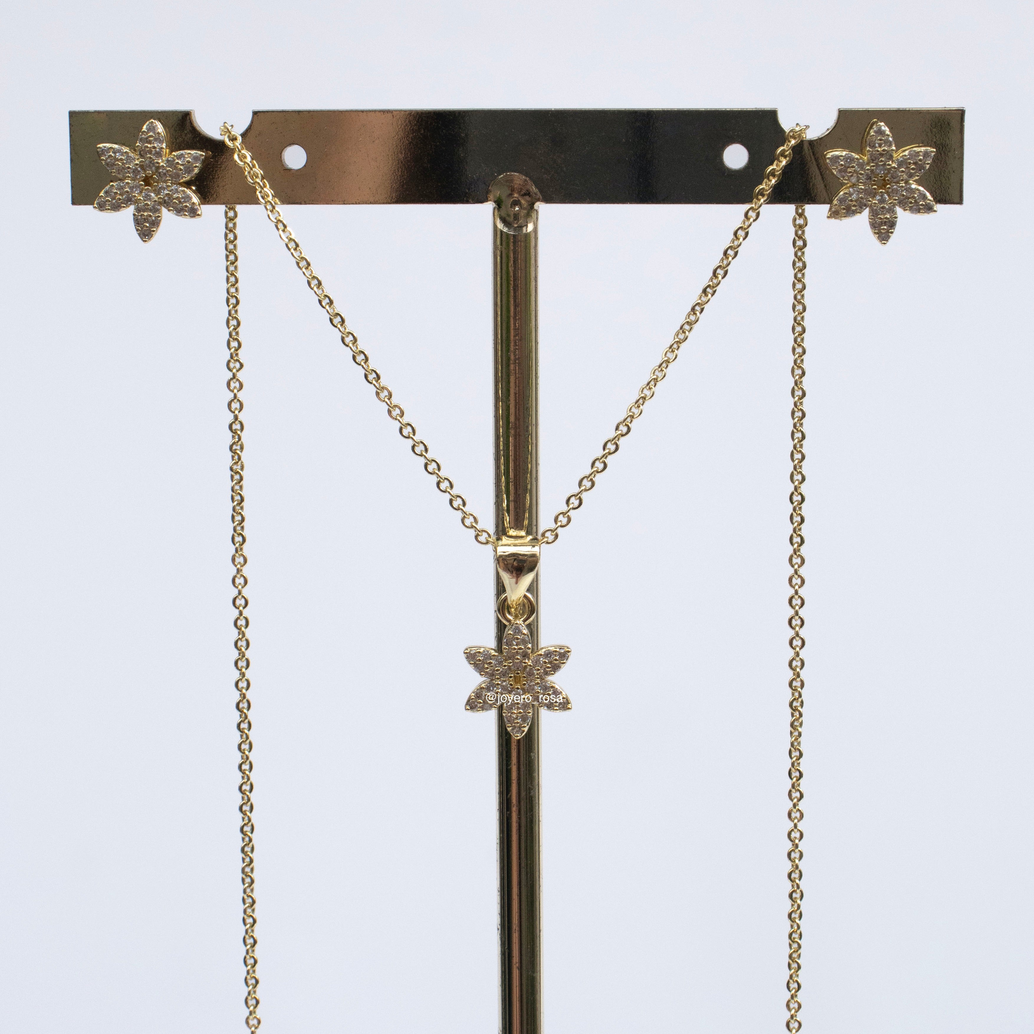 Juego Flor Pavé