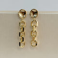 Aretes Largos Eslabones