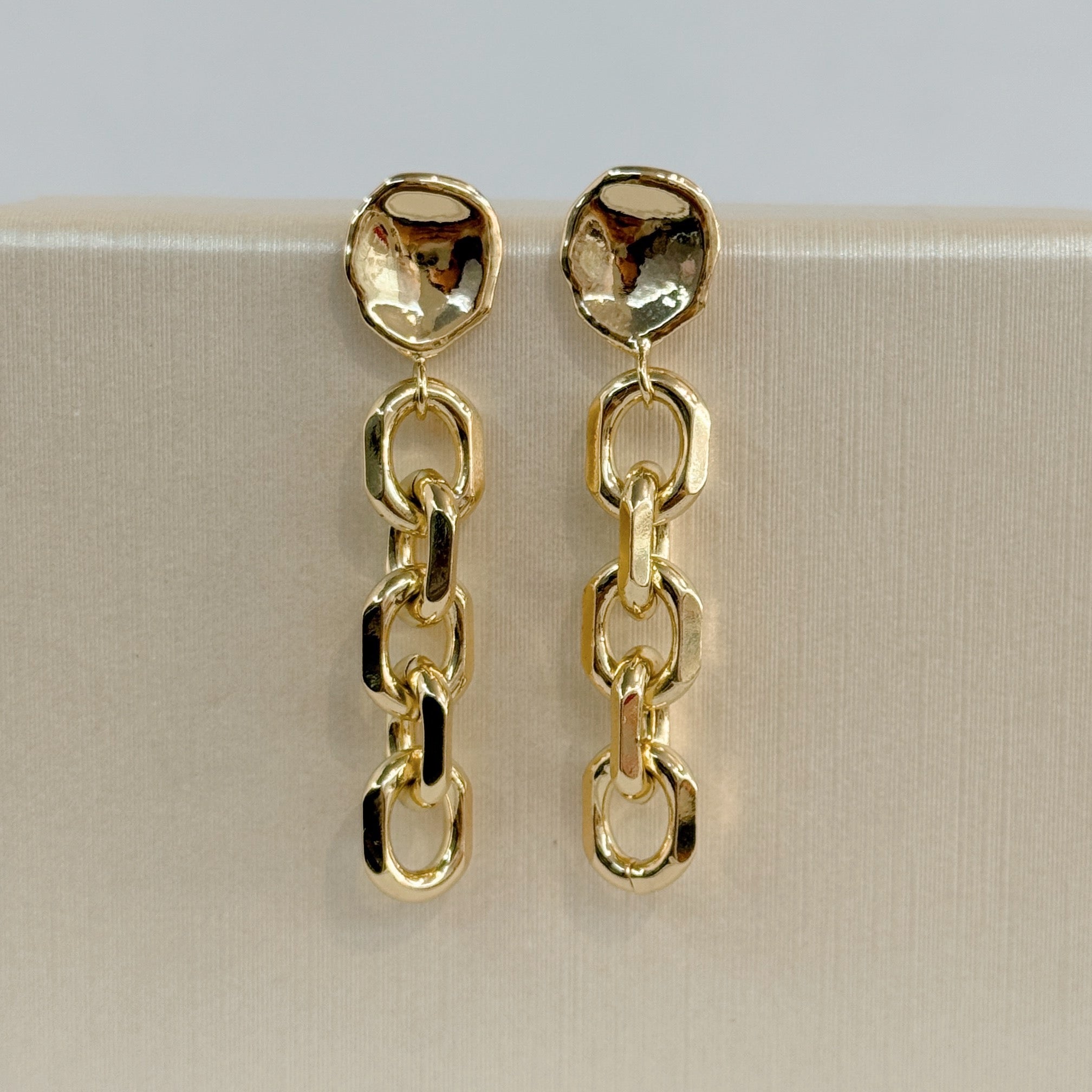 Aretes Largos Eslabones