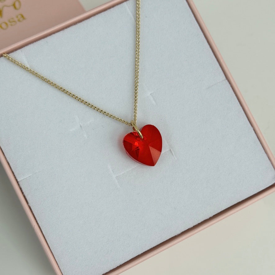 Collar Corazón Cristal