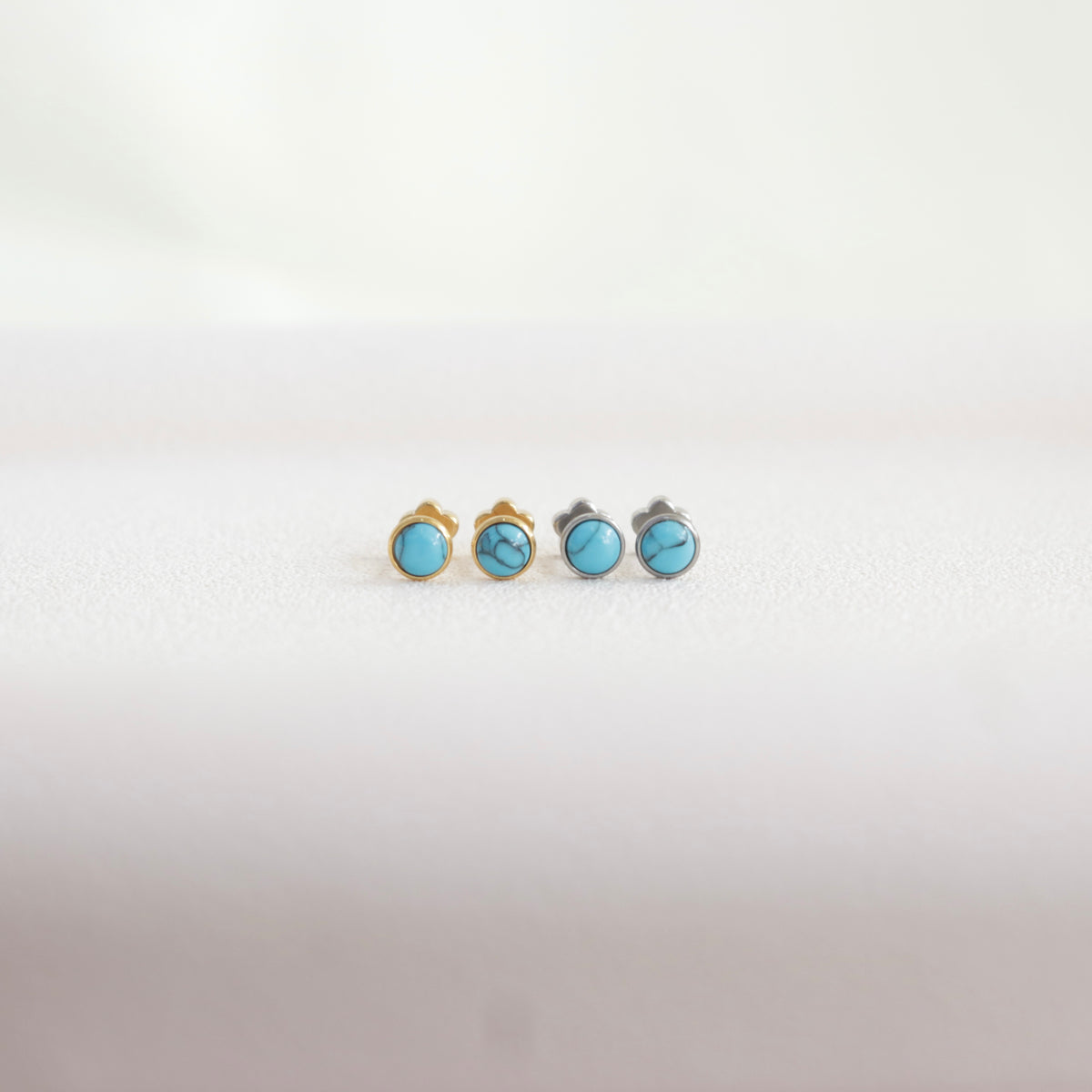 Studs Turquesa Cierre Bebé