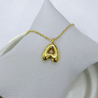 Collar Ajustable Inicial Burbuja