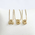 Collar Ajustable Inicial Pavé Chunky Mini