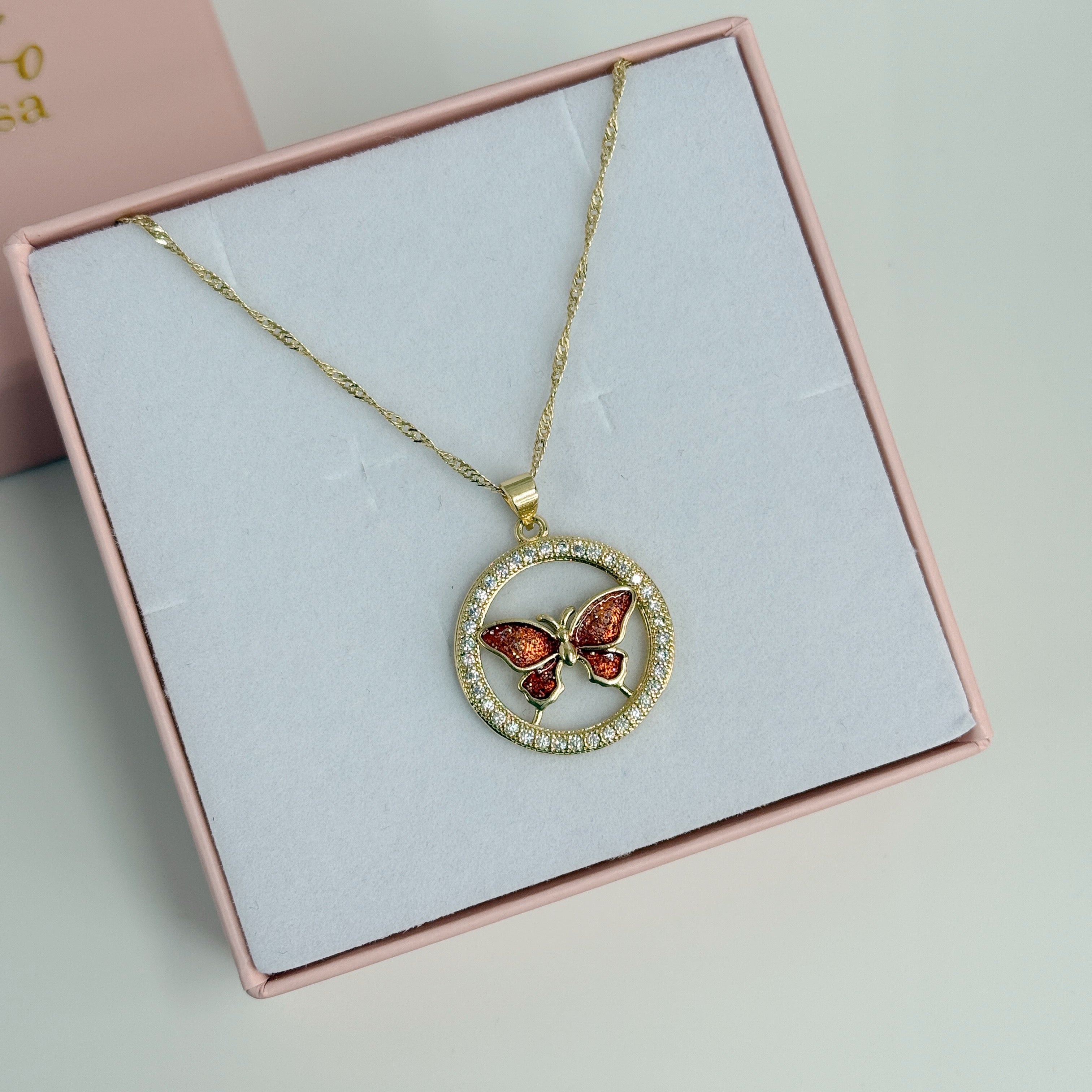 Collar Mariposa