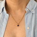 Collar Cristal Negro