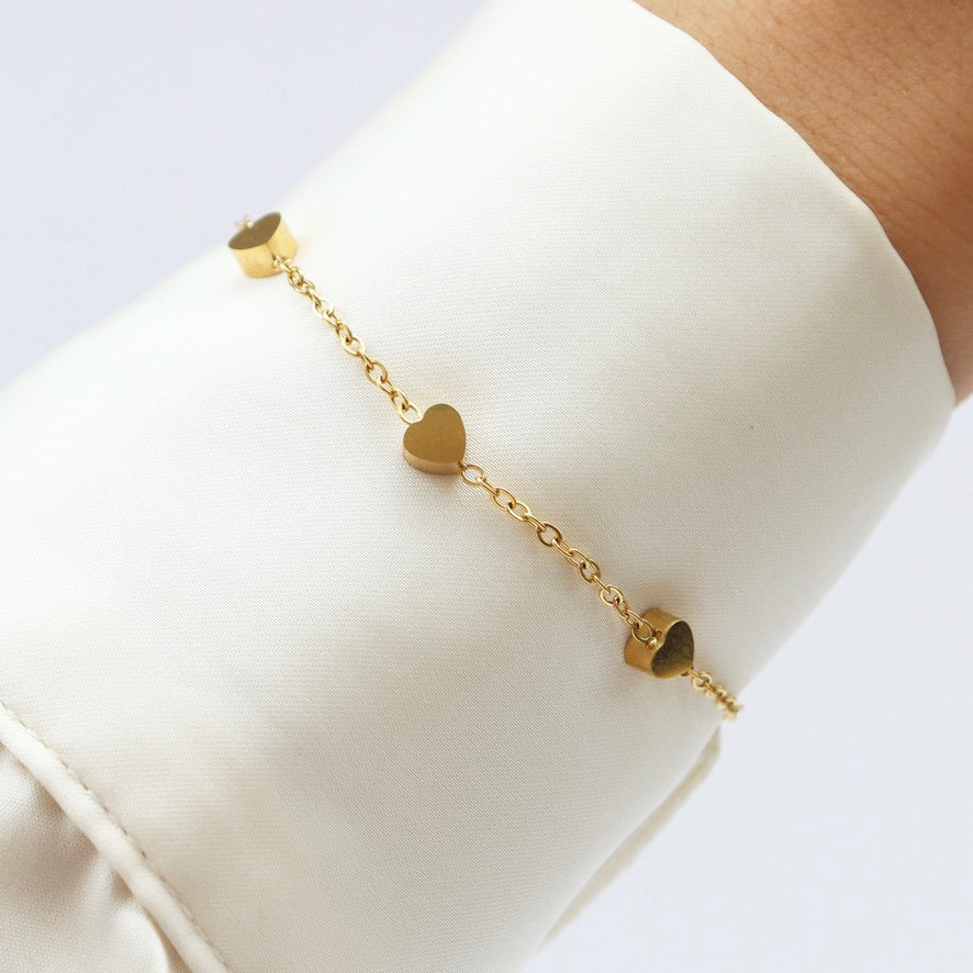 Pulsera Corazones