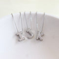 Collar Ajustable Inicial Pavé Chunky