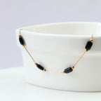 Pulsera Cristales Dorados