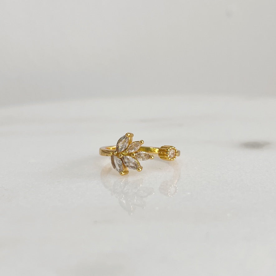 Anillo Hoja de Cristal