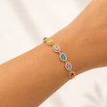 Pulsera Ajustable Cristales de Colores