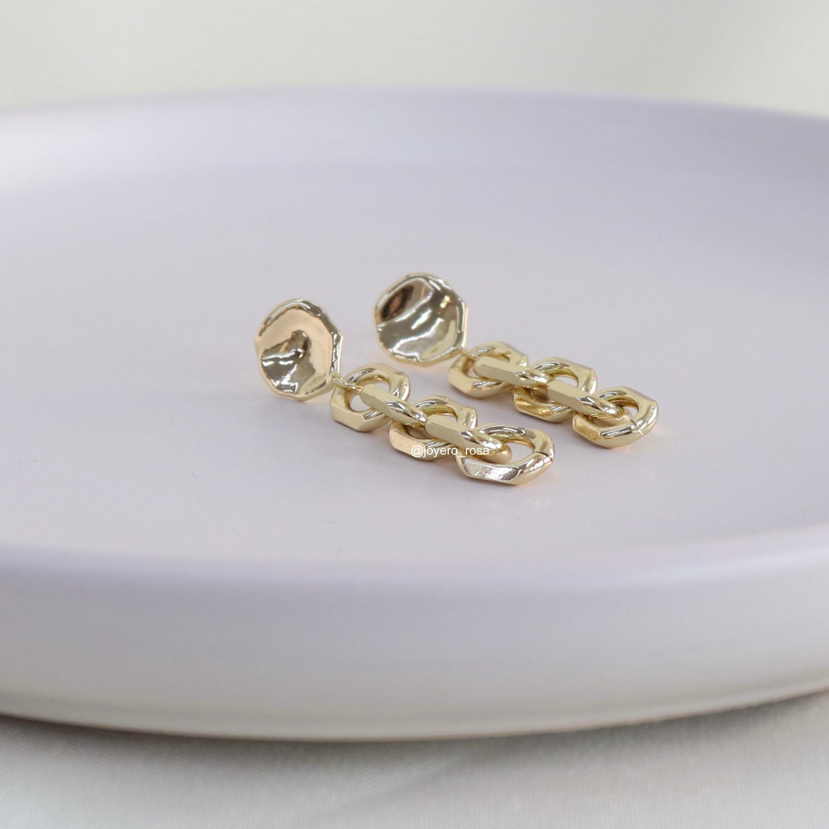 Aretes Largos Eslabones