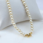 Collar Perlas Inicial