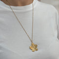 Collar Flor Dorada