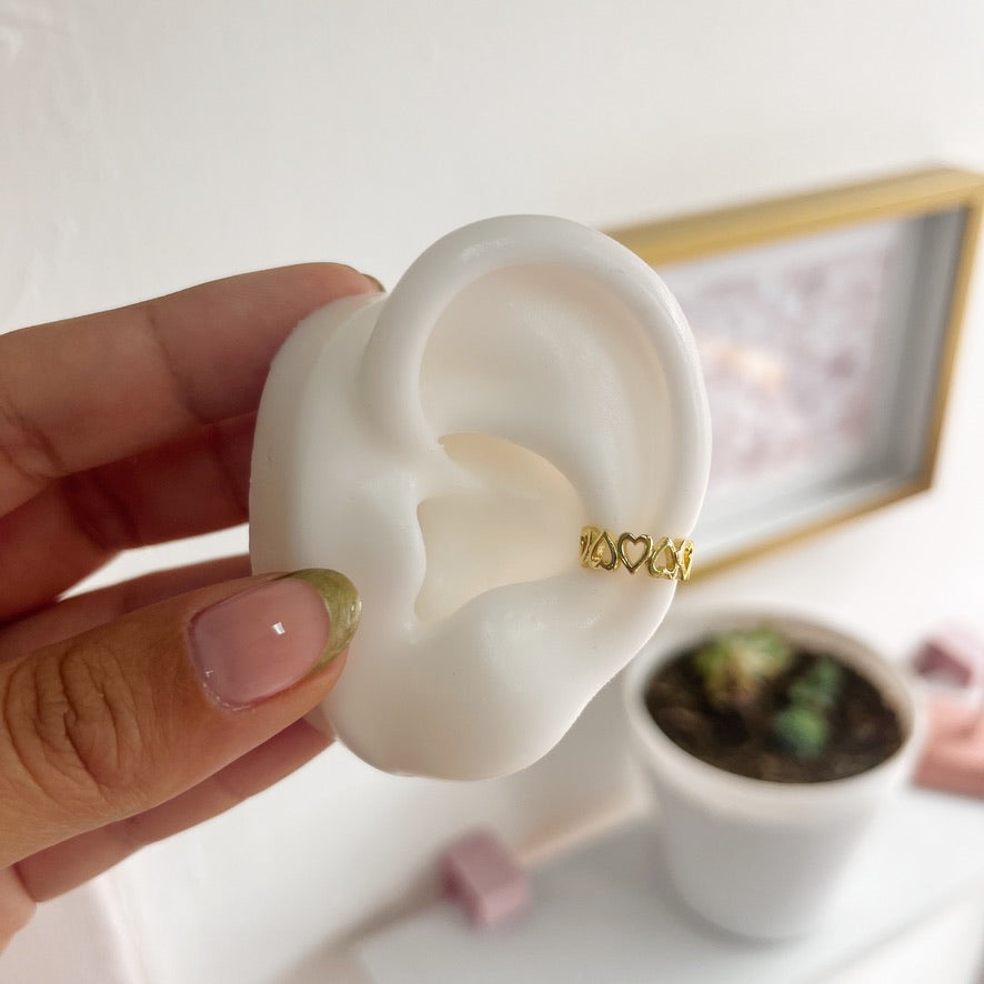 Earcuff Corazoncitos
