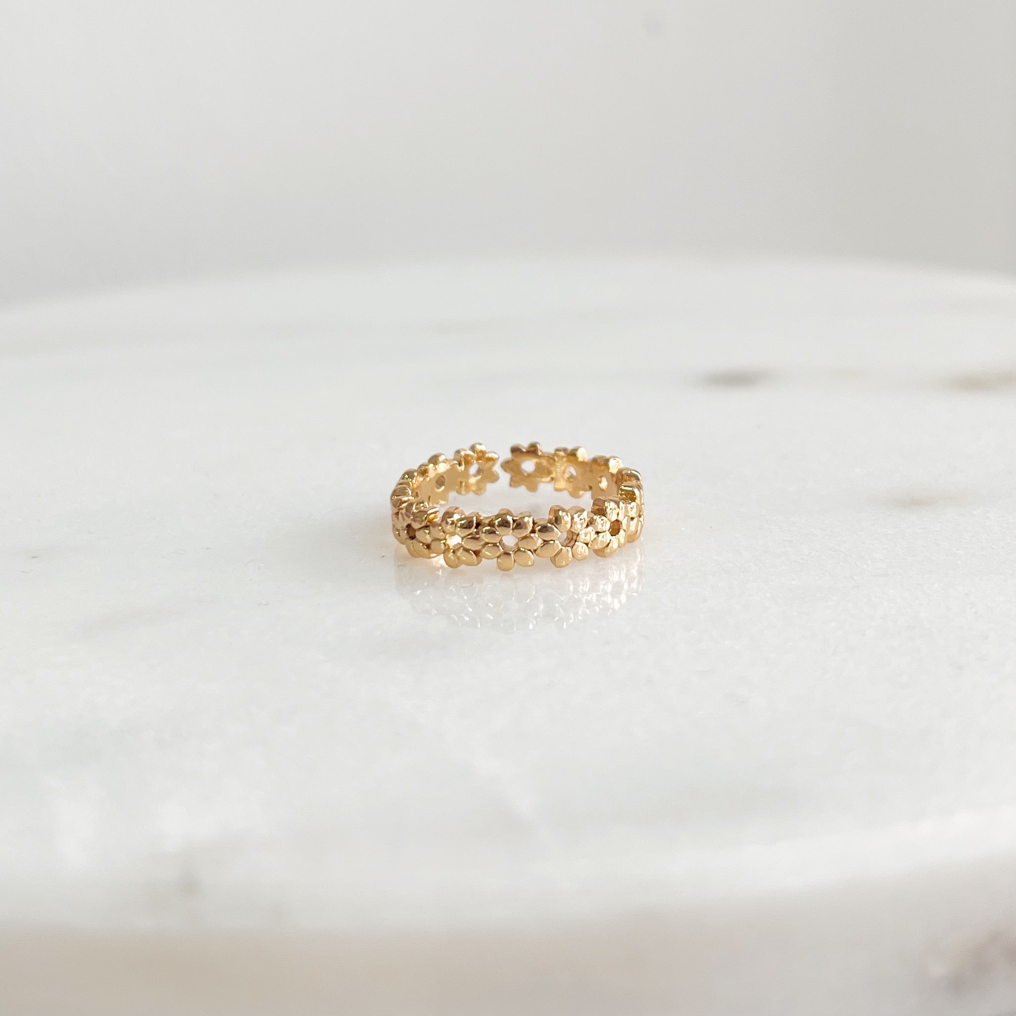 Anillo Flores Mini Ajustable