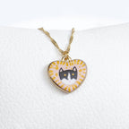 Collar Dije Esmaltado Gato