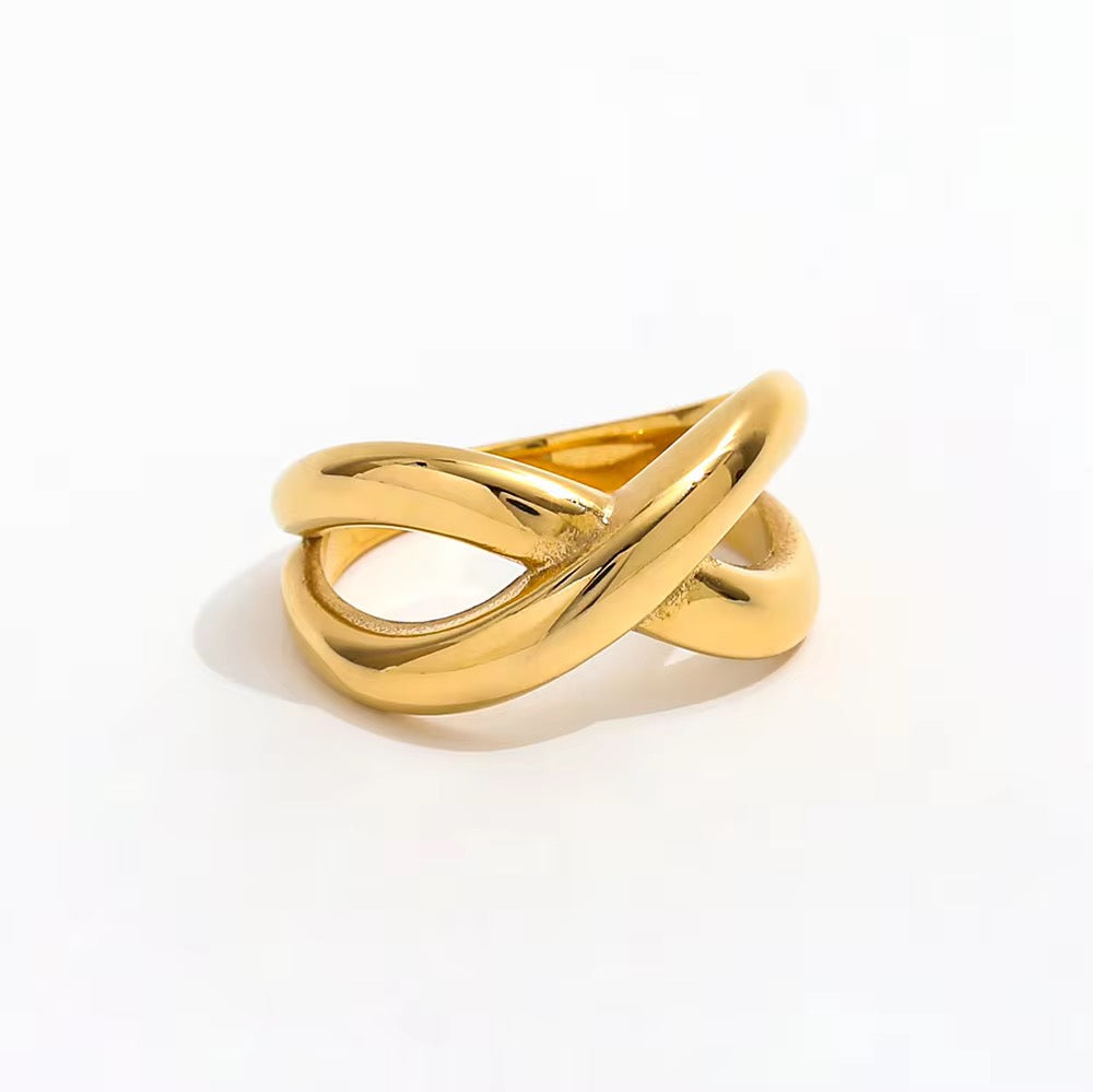 Anillo Cruzado Chunky