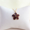 Collar Flor Violeta