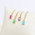 Collar Baguette Color Pastel
