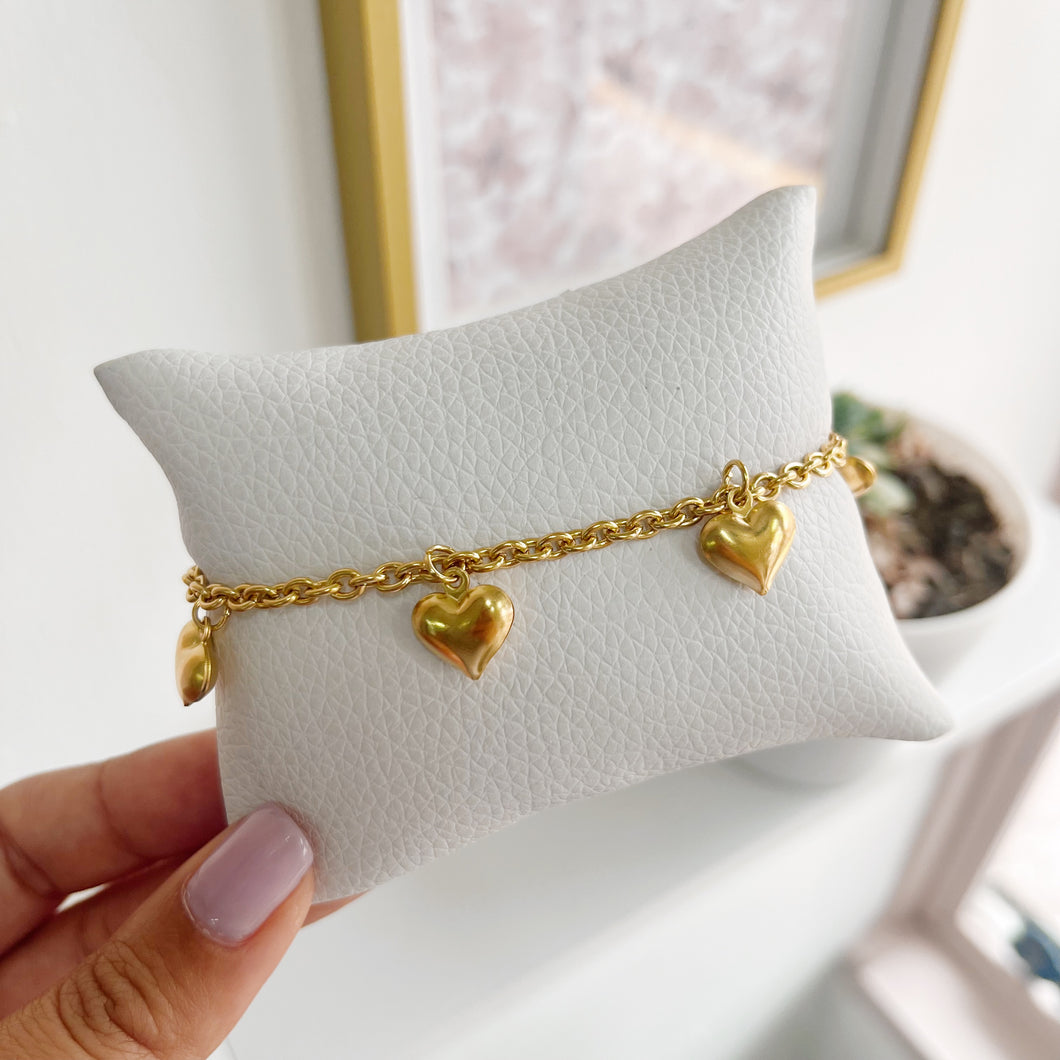 Pulsera Corazones