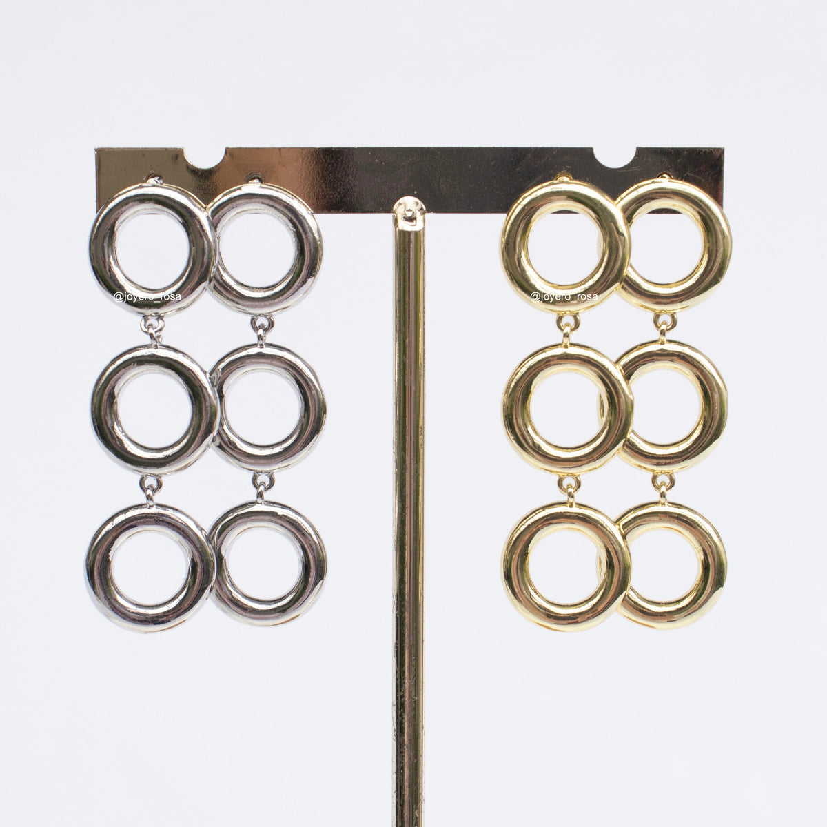 Aretes Largos Círculos