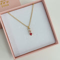 Collar Corazones Rosados