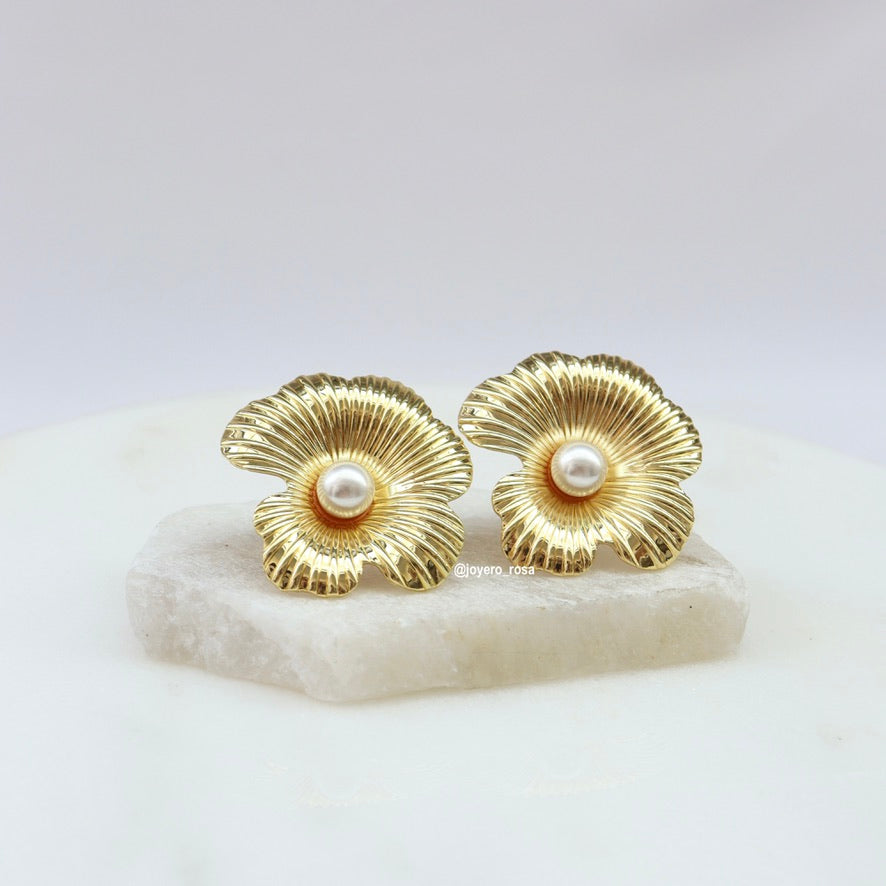 Aretes Flor