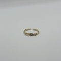 Anillo Ajustable Cristales Tornasol