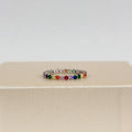 Anillo Cintillo de Colores