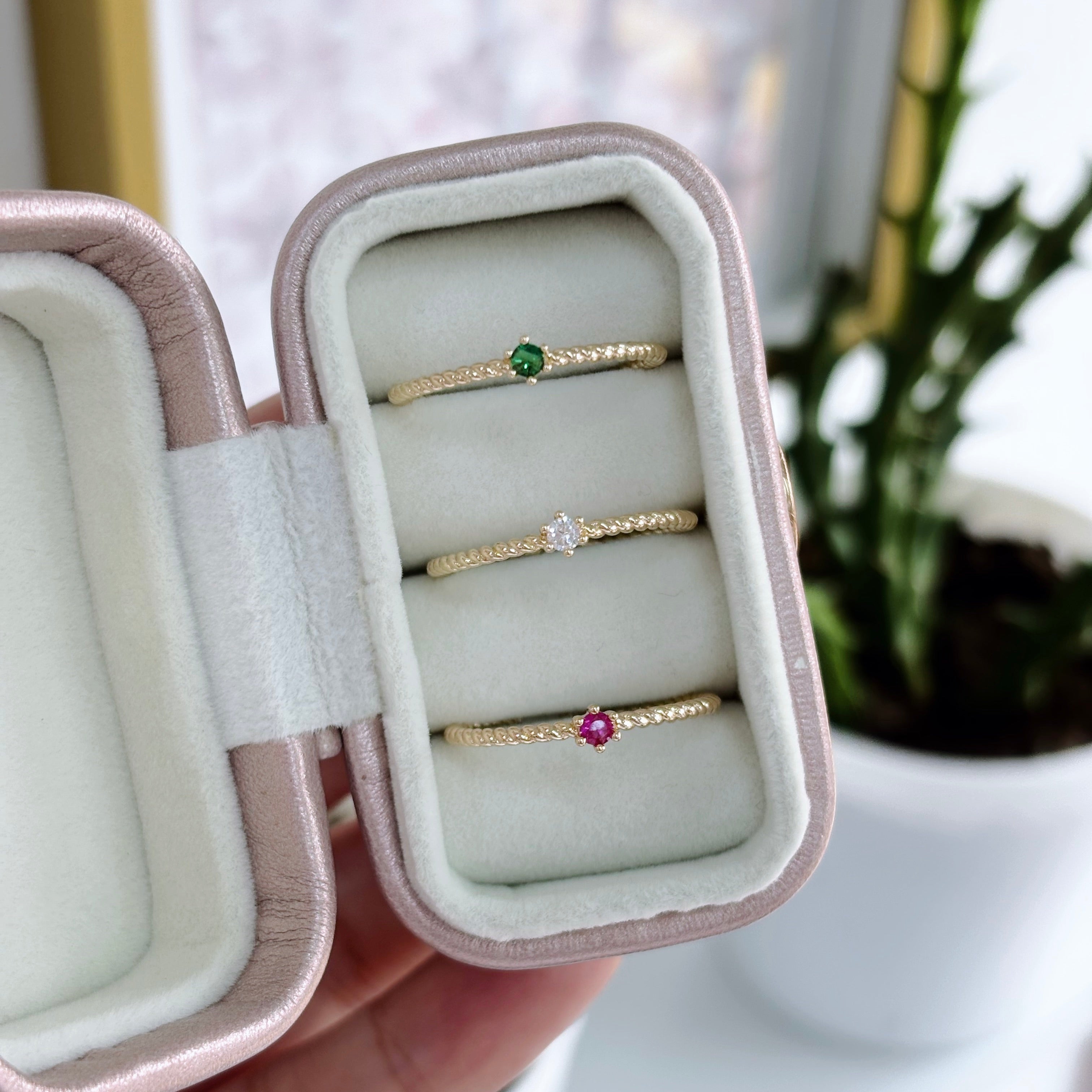 Anillo Cristal Color