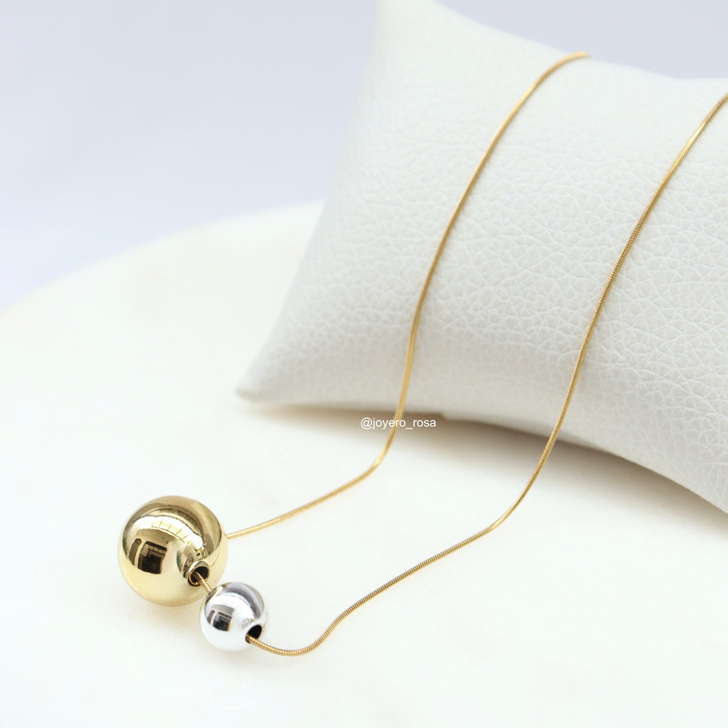 Collar Bolas Bitono