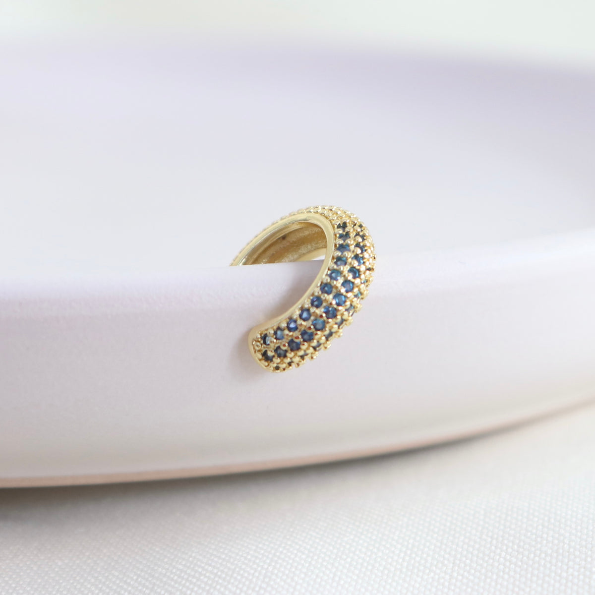 Earcuff Cristales Azules