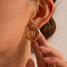 Cargar imagen en el visor de la galería, Aretes Espiral
