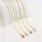 Collar Baguette Color Pastel