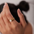 Anillo Croissant Perla