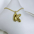 Collar Ajustable Inicial Burbuja