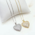 Collar Corazón Full Brillo