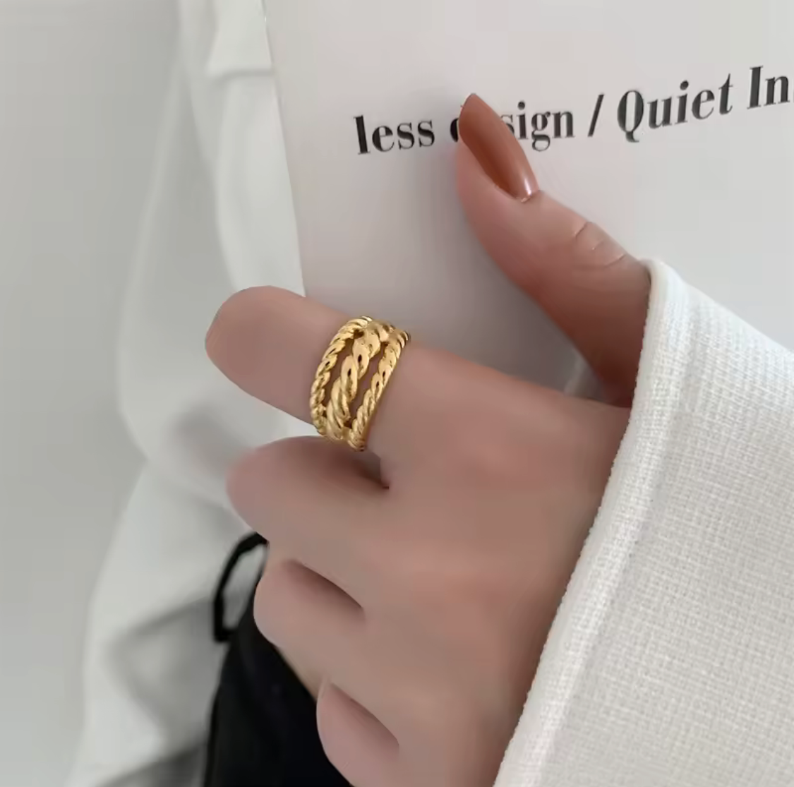 Anillo Triple Twisted