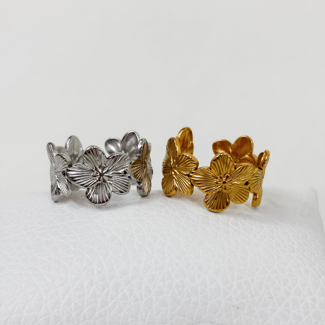 Anillo Ajustable Flores